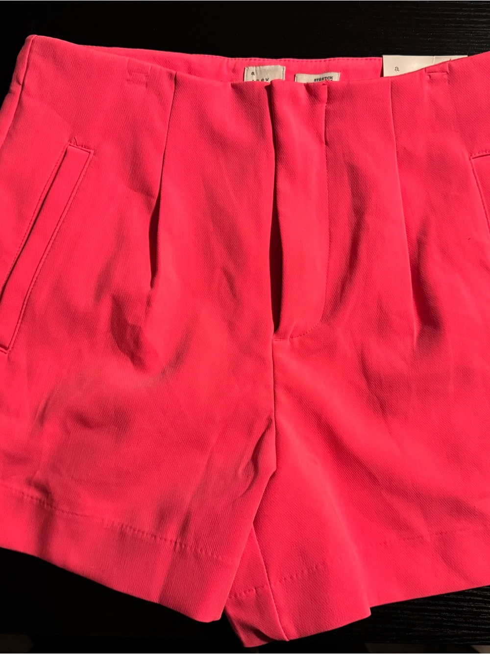 a new day Neon Pink High-Waist Tailored Shorts